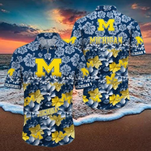 Michigan Wolverines NCAA2 Hawaiian Shirt Trending Summer