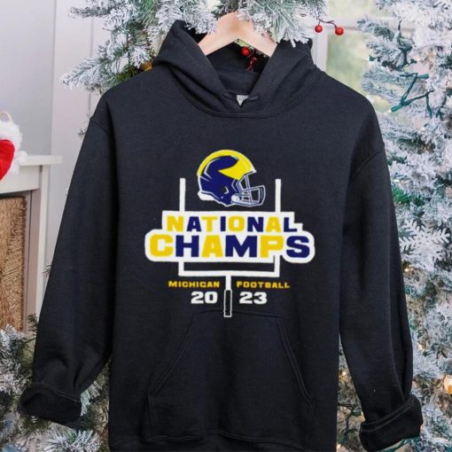 Michigan Wolverines National Champions 2023 helmet hoodie, sweater, longsleeve, shirt v-neck, t-shirt