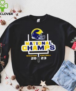 Michigan Wolverines National Champions 2023 helmet hoodie, sweater, longsleeve, shirt v-neck, t-shirt