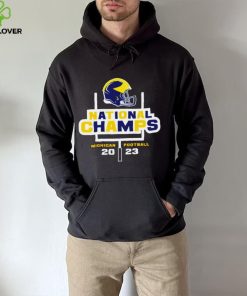 Michigan Wolverines National Champions 2023 helmet hoodie, sweater, longsleeve, shirt v-neck, t-shirt