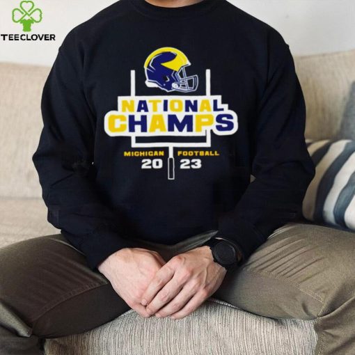 Michigan Wolverines National Champions 2023 helmet hoodie, sweater, longsleeve, shirt v-neck, t-shirt