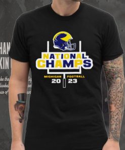 Michigan Wolverines National Champions 2023 helmet hoodie, sweater, longsleeve, shirt v-neck, t-shirt