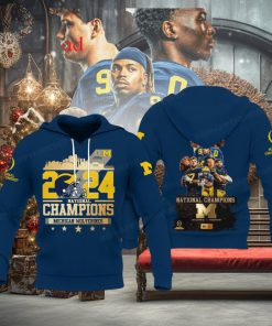 Michigan Wolverines National Champions 2024 Hoodie T Shirt