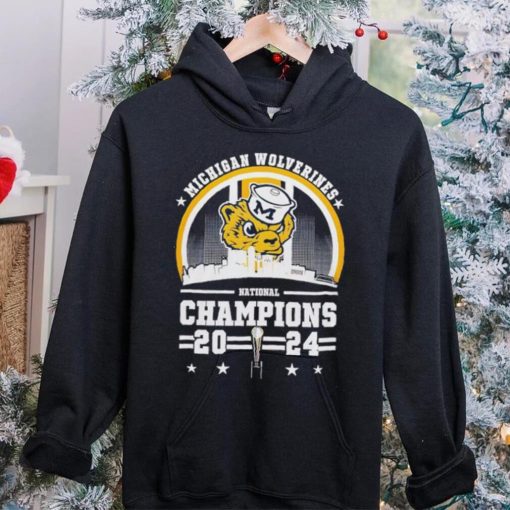 Michigan Wolverines National Champions 2024 skyline city hoodie, sweater, longsleeve, shirt v-neck, t-shirt