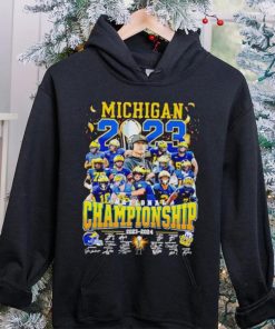 Michigan Wolverines National Championship 2023 2024 signatures hoodie, sweater, longsleeve, shirt v-neck, t-shirt