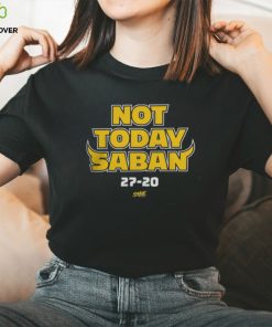 Michigan Wolverines Not Today Saban 27 20 Thoodie, sweater, longsleeve, shirt v-neck, t-shirt