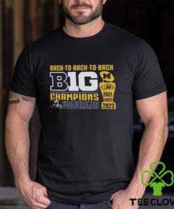 Michigan Wolverines Original Retro Brand Back to Back to Back Big Ten Conference Champions T Shirt 1 Michigan Wolverines Original Retro Brand Back to Back to Back Big Ten Conference Champions T Shirt