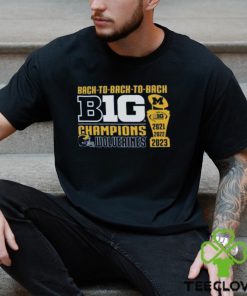 Michigan Wolverines Original Retro Brand Back to Back to Back Big Ten Conference Champions T Shirt 2 Michigan Wolverines Original Retro Brand Back to Back to Back Big Ten Conference Champions T Shirt
