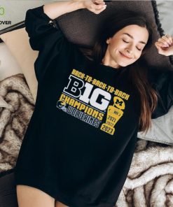 Michigan Wolverines Original Retro Brand Youth Back to Back to Back Big Ten Conference Champions T Shirt