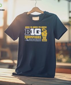 Michigan Wolverines Original Retro Brand Youth Back to Back to Back Big Ten Conference Champions T Shirt