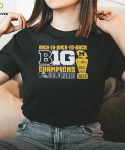 Michigan Wolverines Original Retro Brand Youth Back to Back to Back Big Ten Conference Champions T Shirt