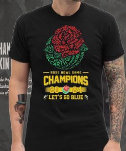 Michigan Wolverines Players Names Rose Bowl Game 2024 Let’s Go Blue Shirt