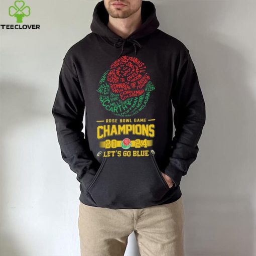 Michigan Wolverines Players Names Rose Bowl Game 2024 Let’s Go Blue Shirt