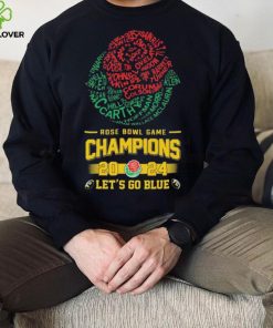 Michigan Wolverines Players Names Rose Bowl Game 2024 Let’s Go Blue Shirt