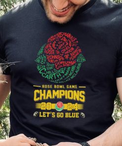 Michigan Wolverines Players Names Rose Bowl Game 2024 Let’s Go Blue Shirt