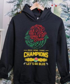 Michigan Wolverines Players Names Rose Bowl Game 2024 Let’s Go Blue Shirt