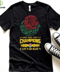 Michigan Wolverines Players Names Rose Bowl Game 2024 Let’s Go Blue Shirt