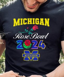 Michigan Wolverines Rose Bowl Game 2024 football logo shirt