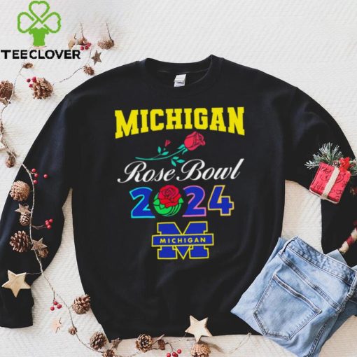 Michigan Wolverines Rose Bowl Game 2024 football logo hoodie, sweater, longsleeve, shirt v-neck, t-shirt