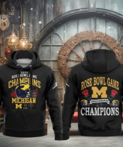 Michigan Wolverines Rose Bowl Game Champions Limited Edition Hoodie