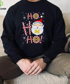 Michigan Wolverines Santa Claus ho ho ho shirt 3 Michigan Wolverines Santa Claus ho ho ho shirt