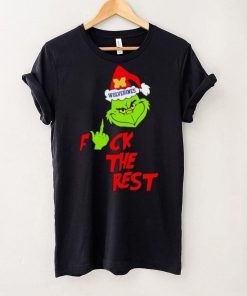 Michigan Wolverines Santa Grinch fuck the rest hoodie, sweater, longsleeve, shirt v-neck, t-shirt