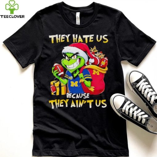 Michigan Wolverines Santa Grinch they hate us because they ain’t us hoodie, sweater, longsleeve, shirt v-neck, t-shirt