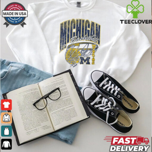 Michigan Wolverines Script Swish T Shirt