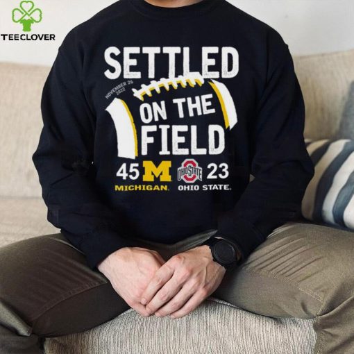 Michigan Wolverines Settled On The Field 2022 Big Ten East Champions Shirt