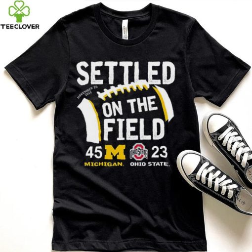 Michigan Wolverines Settled On The Field 2022 Big Ten East Champions Shirt