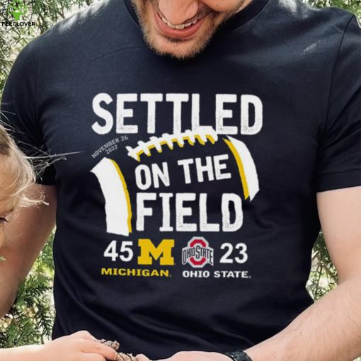 Michigan Wolverines Settled On The Field 2022 Big Ten East Champions Shirt