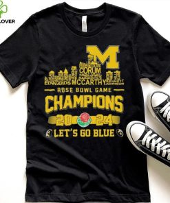 Michigan Wolverines Skyline Players Name 2024 Rose Bowl Game Champions Let’s Go Blue Shirt 7 Michigan Wolverines Skyline Players Name 2024 Rose Bowl Game Champions Let’s Go Blue Shirt