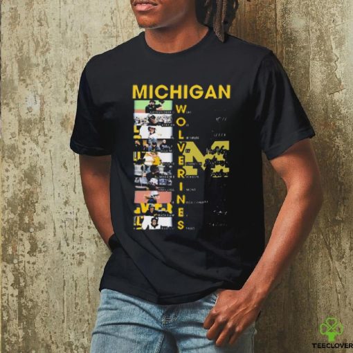 Michigan Wolverines Softball Team Players Signatures Shirt