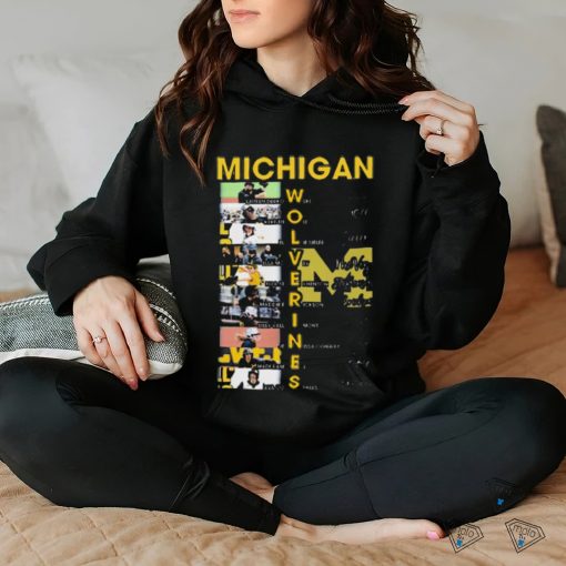 Michigan Wolverines Softball Team Players Signatures Shirt