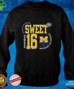 Michigan Wolverines Sweet 16 NCAA Men's Basketball 2022 Graphic Unisex T shirt