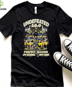 Michigan Wolverines Team Undefeated 15 0 2023 Perfect Season CFP National And Rose Bowl Shirt