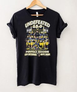 Michigan Wolverines Team Undefeated 15 0 2023 Perfect Season CFP National And Rose Bowl Shirt