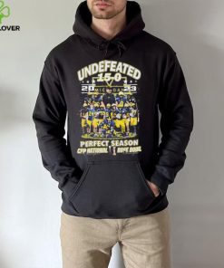 Michigan Wolverines Team Undefeated 15 0 2023 Perfect Season CFP National And Rose Bowl Shirt