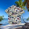 Michigan Wolverines Thematic Stadium Print Hawaiian Shirt