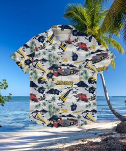 Michigan Wolverines Thematic Stadium Print Hawaiian Shirt