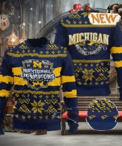 Michigan Wolverines Ugly Sweater, Christmas Gifts