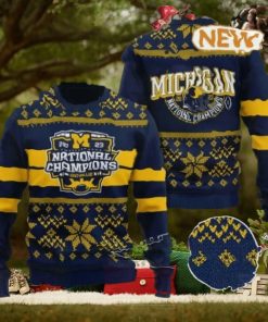 Michigan Wolverines Ugly Sweater, Christmas Gifts