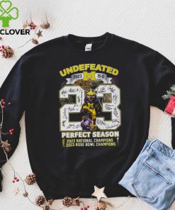 Michigan Wolverines Undefeated 2023 Perfect Season T Shirt