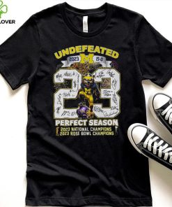 Michigan Wolverines Undefeated 2023 Perfect Season T Shirt