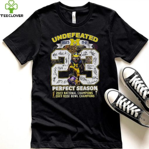 Michigan Wolverines Undefeated 2023 Perfect Season T Shirt