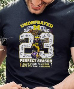 Michigan Wolverines Undefeated 2023 Perfect Season T Shirt