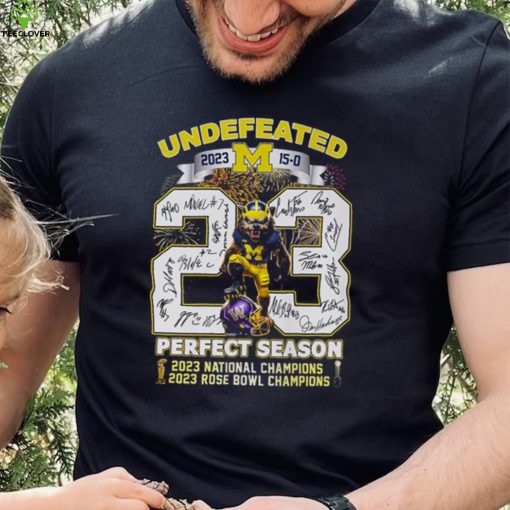 Michigan Wolverines Undefeated 2023 Perfect Season T Shirt