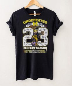 Michigan Wolverines Undefeated 2023 Perfect Season T Shirt