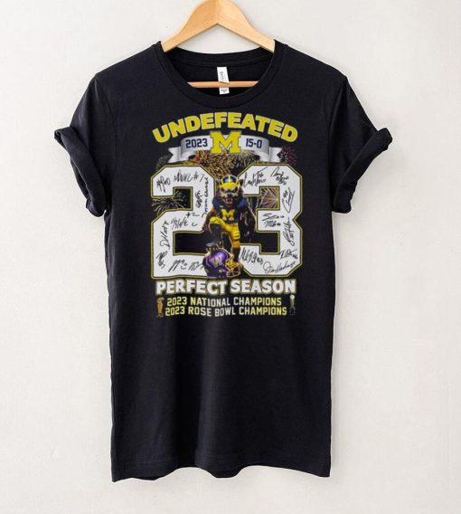 Michigan Wolverines Undefeated 2023 Perfect Season T Shirt