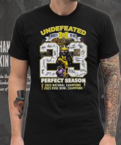 Michigan Wolverines Undefeated 2023 Perfect Season T Shirt